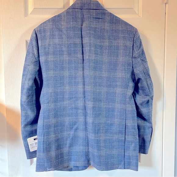 Joseph Abboud Classic Fit Plaid Soft Jacket - Picture 3 of 13